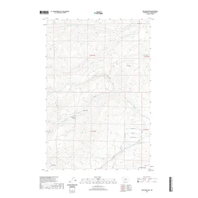 2020 Map of Pine Mountain, 2020 Print