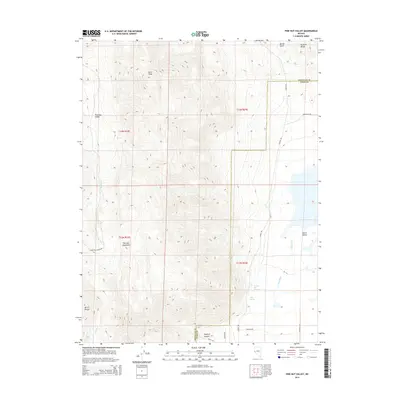 2014 Map of Pine Nut Valley, 2014 Print