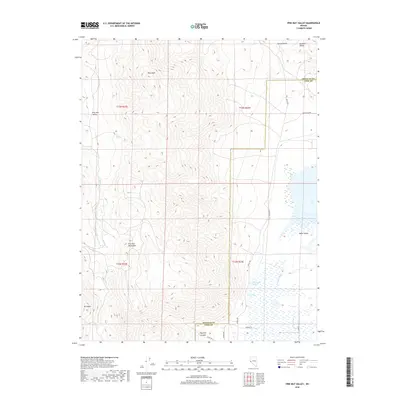 2018 Map of Pine Nut Valley, 2018 Print