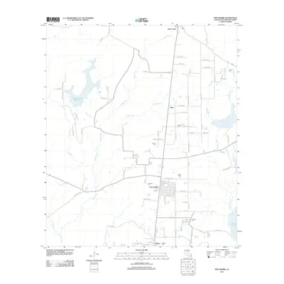 2012 Map of Pine Prairie, 2012 Print