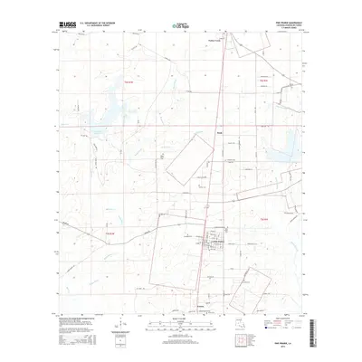 2015 Map of Pine Prairie, 2015 Print
