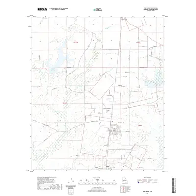 2020 Map of Pine Prairie, 2020 Print