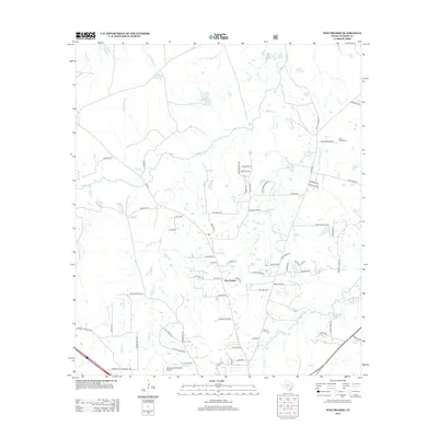 2013 Map of Pine Prairie, 2013 Print