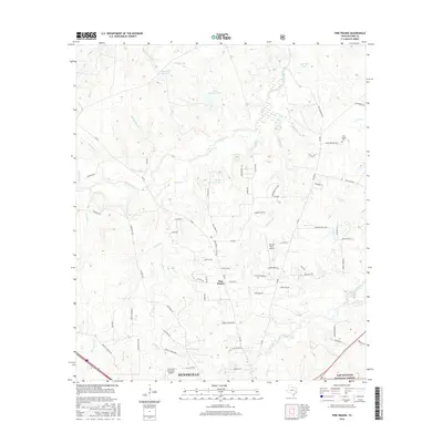 2016 Map of Pine Prairie, 2016 Print