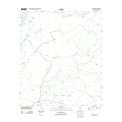 2012 Map of Pine Ridge, 2012 Print