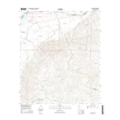 2015 Map of Pine Ridge, 2015 Print