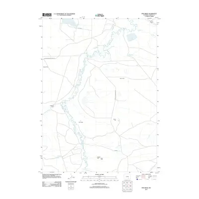 2012 Map of Pine Ridge, 2012 Print