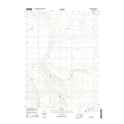 2015 Map of Pine Ridge, 2015 Print