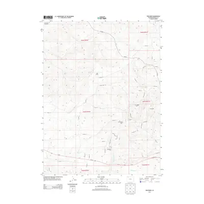 2013 Map of Pine Ridge, 2013 Print