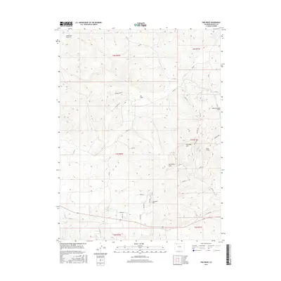 2016 Map of Pine Ridge, 2016 Print