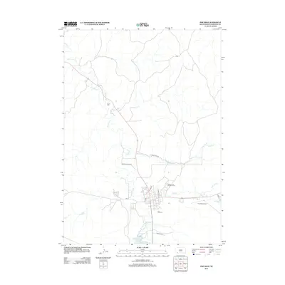 2012 Map of Pine Ridge, 2012 Print