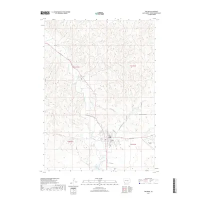 2017 Map of Pine Ridge, 2017 Print