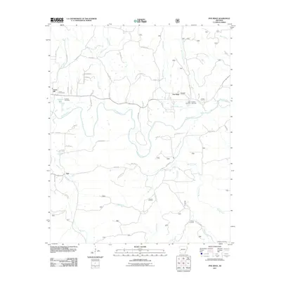 2011 Map of Pine Ridge, 2011 Print