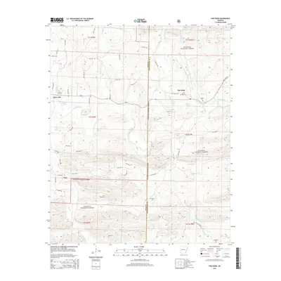 2014 Map of Pine Ridge, 2014 Print