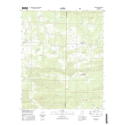 2017 Map of Pine Ridge, 2017 Print