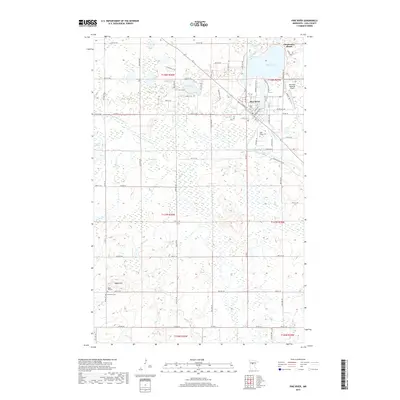 2019 Map of Pine River, 2019 Print