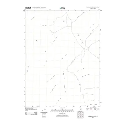 2011 Map of Pine Spring Canyon, 2011 Print
