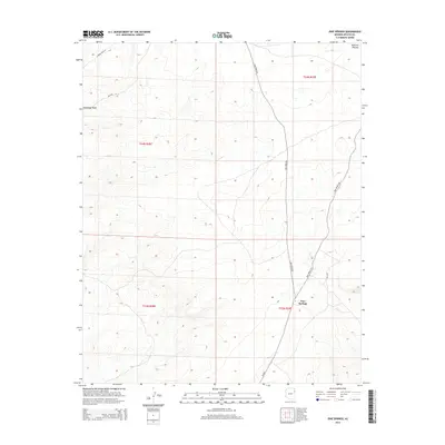 2014 Map of Pine Springs, 2014 Print