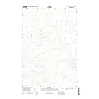 2014 Map of Pine Stream Flowage, 2014 Print