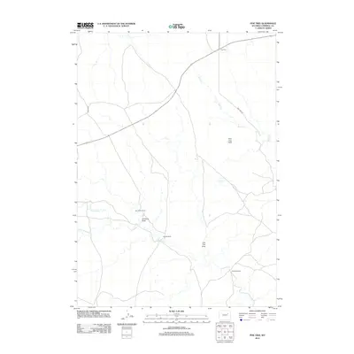 2012 Map of Pine Tree, 2012 Print