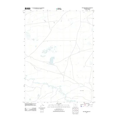 2012 Map of Pine Tree Ridge, 2012 Print