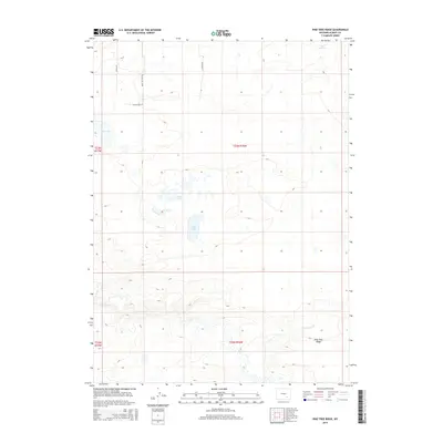 2015 Map of Pine Tree Ridge, 2015 Print