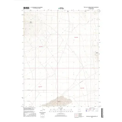 2017 Map of Pine Valley Hardpan North, 2017 Print