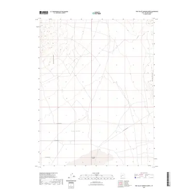2023 Map of Pine Valley Hardpan North, 2023 Print
