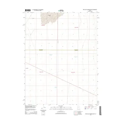 2014 Map of Pine Valley Hardpan South, 2014 Print