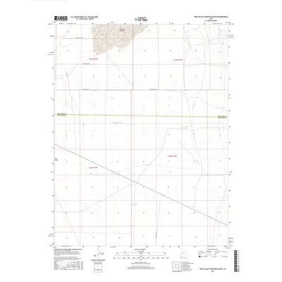 2017 Map of Pine Valley Hardpan South, 2017 Print