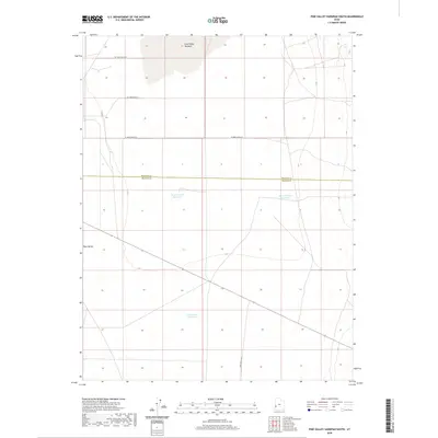 2020 Map of Pine Valley Hardpan South, 2020 Print