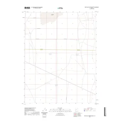 2023 Map of Pine Valley Hardpan South, 2023 Print