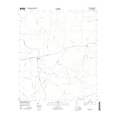 2014 Map of Pine Valley, 2014 Print