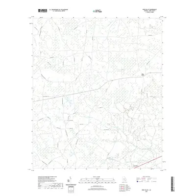 2020 Map of Pine Valley, 2020 Print