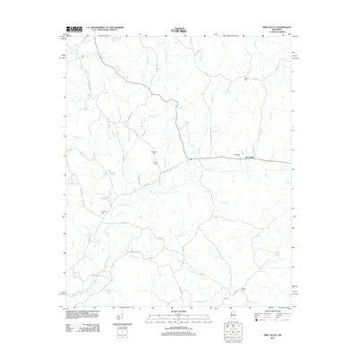 2012 Map of Pine Valley, 2012 Print