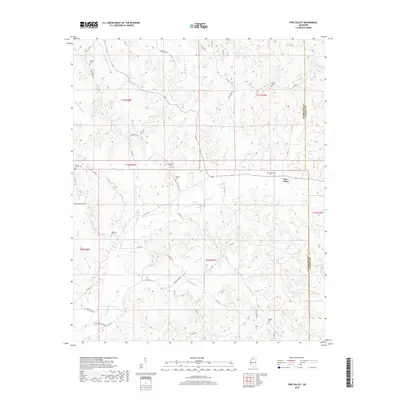 2018 Map of Pine Valley, 2018 Print