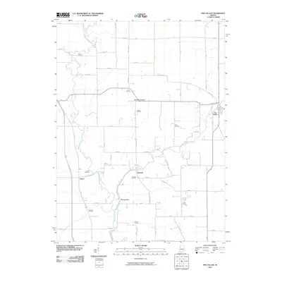 2010 Map of Pine Village, 2010 Print