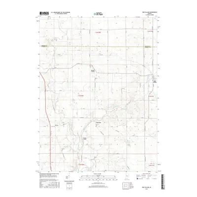2016 Map of Pine Village, 2016 Print