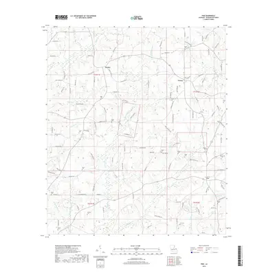 2018 Map of Pine, 2018 Print