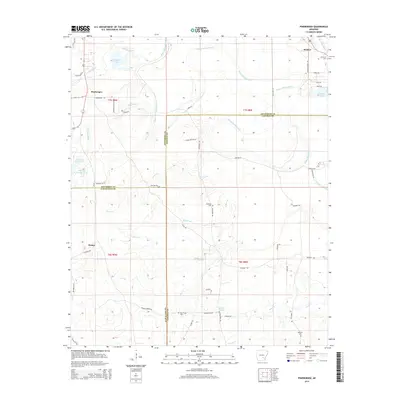 2014 Map of Pinebergen, 2014 Print
