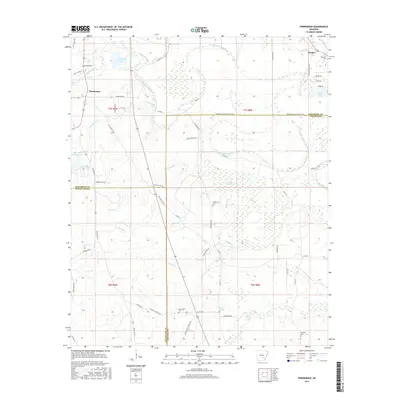 2017 Map of Pinebergen, 2017 Print