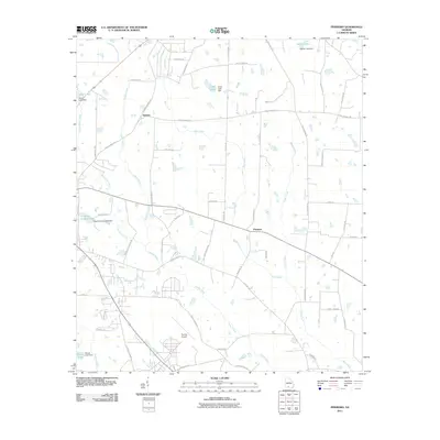 2011 Map of Pineboro, 2011 Print