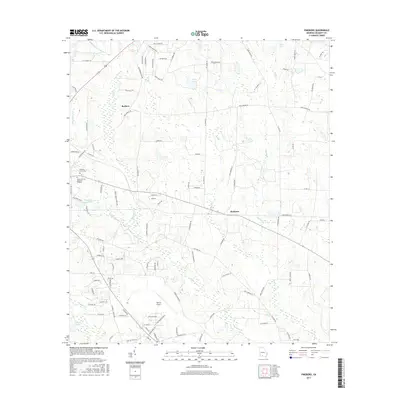 2017 Map of Pineboro, 2017 Print