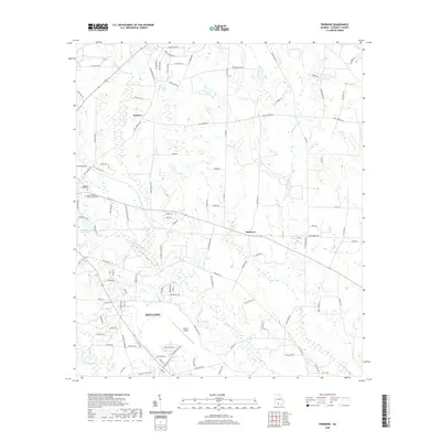 2020 Map of Pineboro, 2020 Print