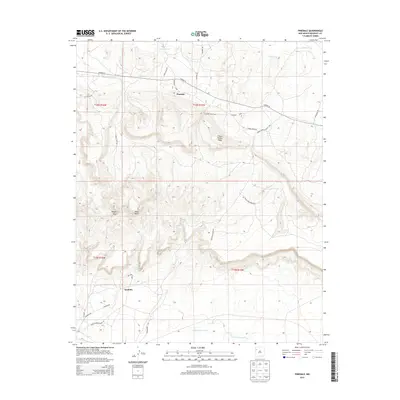 2013 Map of Pinedale, 2013 Print