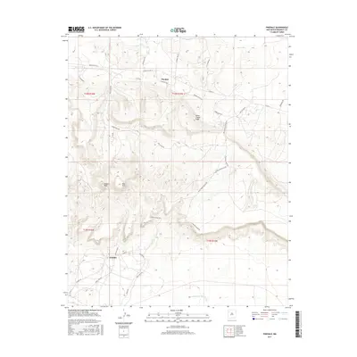 2017 Map of Pinedale, 2017 Print
