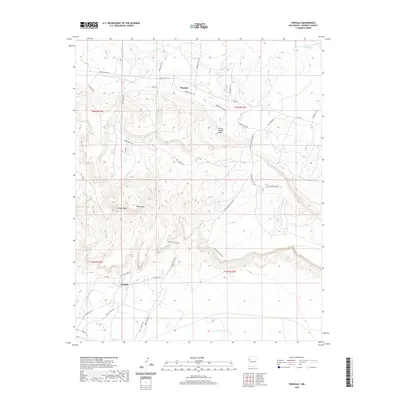 2020 Map of Pinedale, 2020 Print