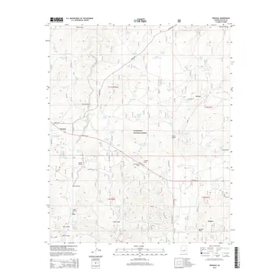 2014 Map of Pinedale, 2014 Print