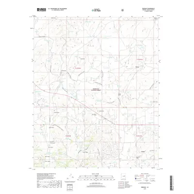 2018 Map of Pinedale, 2018 Print