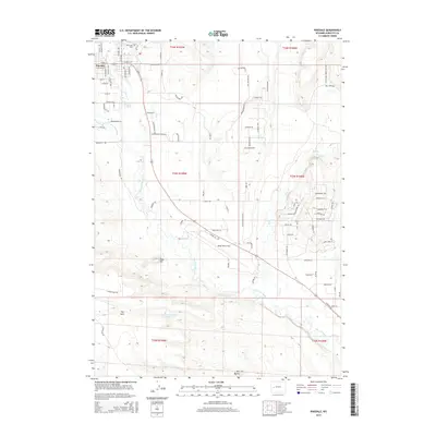 2015 Map of Pinedale, 2015 Print